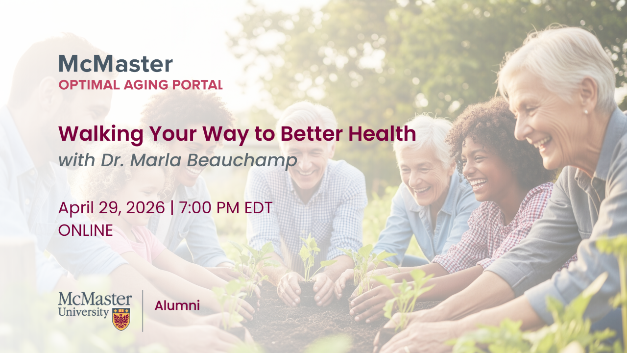 April 29, 2026: Live Event - Walking your way to better health
